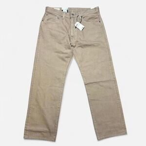 NWT Levi Premium 555 Relaxed Straight Fit Brown Men’s Size 34x30